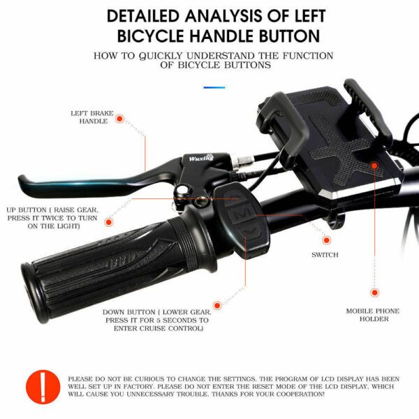 KRISTALL GW20 48V15AH 750W FAT TIRE FOLDING EBIKE - Image 6