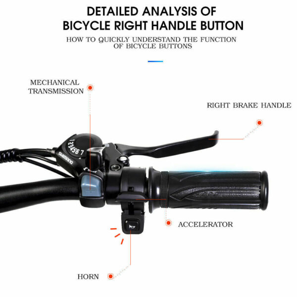 KRISTALL GW20 48V15AH 750W FAT TIRE FOLDING EBIKE - Image 7