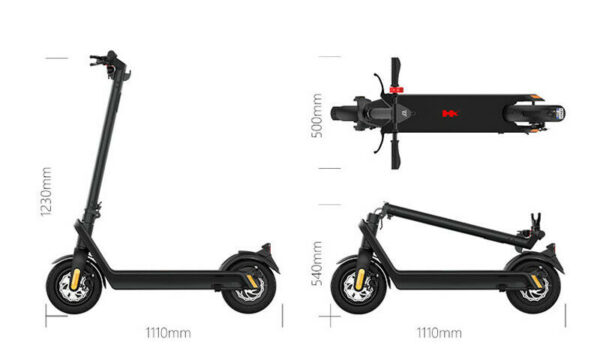 Adult Electric Scooter X9 Pro with removable/rechargeable Battery - Image 2