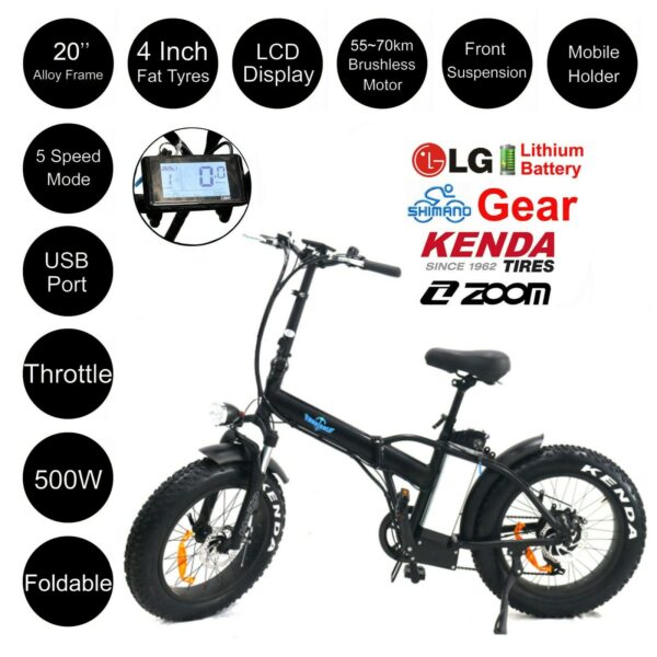 Foldable Electric Mountain Bike
