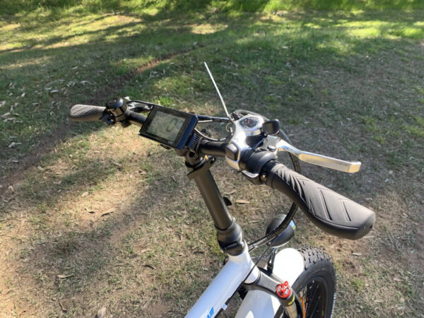 20" 500W Alloy Foldable Electric Mountain Bike Black Throttle Budtrol - Image 3