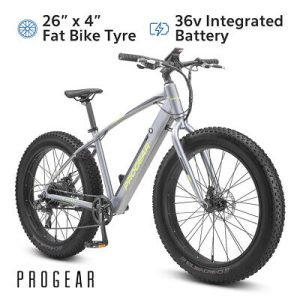 2022 Progear E-Blast Fat Tyre E-Bike Electric Bike Slate Grey 250w Motor