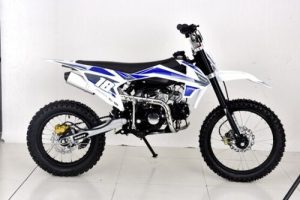 125CC DIRT BIKE PIT MOTOR TRAIL MOTOCROSS ELE-START 14/17 BIG WHEEL DINGO BLUE
