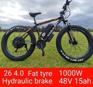 FAT TYRE ELECTRIC BIKE 26''