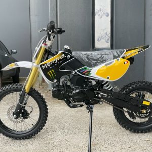 150CC bigfoot OIL COOLED DIRT TRAIL PIT MOTOR 2 WHEELS PRO BIKE YELLOW