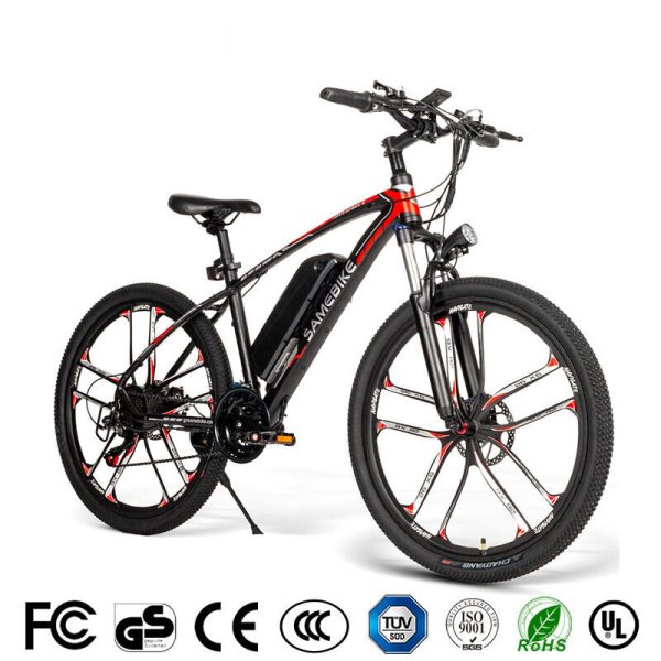26" Sm26 Samebike Mountain eBike 350W  48V 10Ah Shimano 21 Speed - Image 4