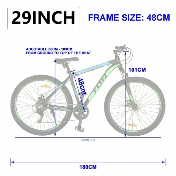 Powerful 1500W 48V 29 Inch Electric Bike E-Bike E-MTB Bicycle, 60Km/h, Throttle - Image 2