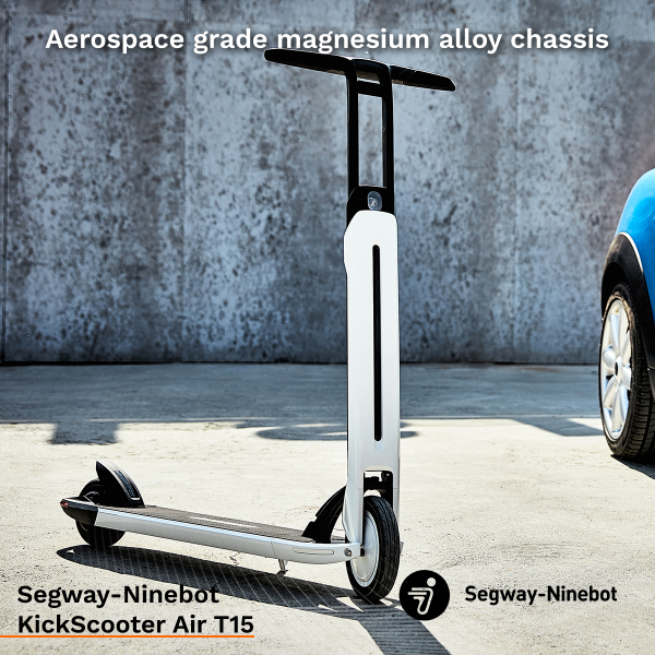Segway Ninebot Kickscooter Air T15 Electric Scooter Smart Compact Foldable - Image 2