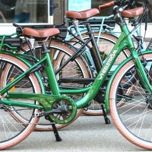 Step-through Electric Bike - Wheelstrom 36V 250W - Emerald - Samsung Battery
