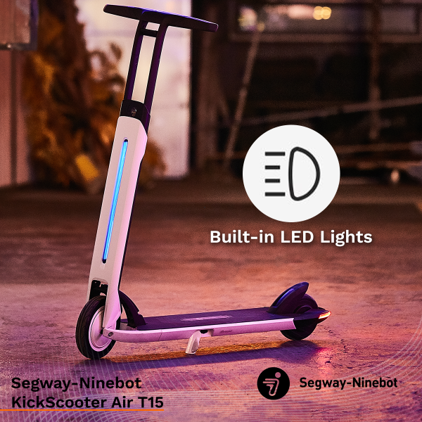 Segway Ninebot Kickscooter Air T15 Electric Scooter Smart Compact Foldable - Image 5