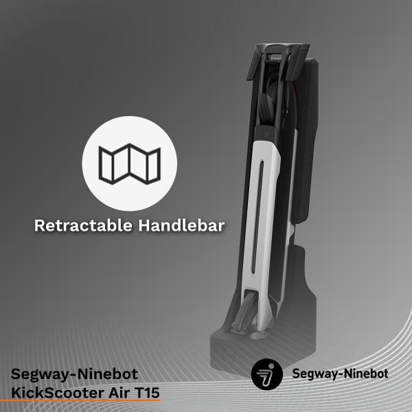 Segway Ninebot Kickscooter Air T15 Electric Scooter Smart Compact Foldable - Image 7