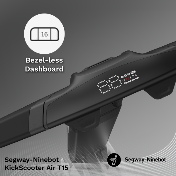 Segway Ninebot Kickscooter Air T15 Electric Scooter Smart Compact Foldable - Image 8