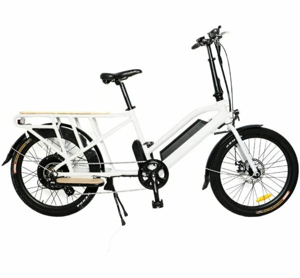 EUNORAU 24''48V500W Rear Motor Electric Cargo Bike Family Throttle and kids - Image 2
