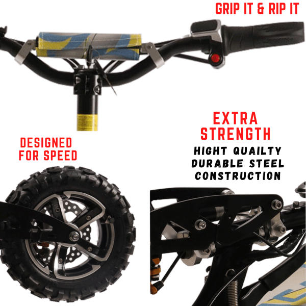 Kasa 2000W Electric Scooter 60V Foldable Motorised Bike 12" Off Road Tyre Light - Image 6