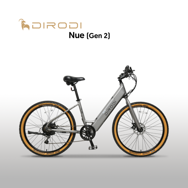 DIRODI NUE UNISEX ELECTRIC BIKE EBIKE BICYCLE 70K RANGE TEKTRO BRAKE VELO SADDLE