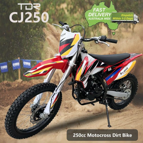 TDR 250CC PIT MOTOR DIRT BIKE ENDURO TRAIL OFFROAD FULL SIZE ADULT TEEN - Image 2