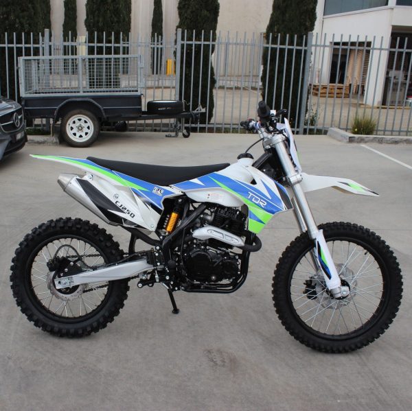 TDR MOTOCROSS 250CC PIT MOTOR DIRT BIKE TRAIL KICK/ELECTRIC START TRAIL BIKE - Image 5