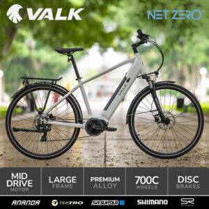VALK Electric Hybrid Bike Mid-Drive Large Commuter