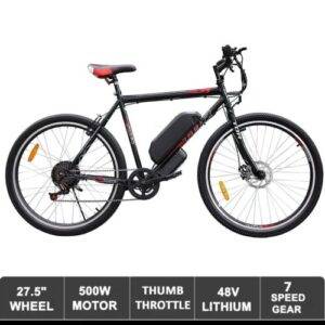 Black 48V 500W ELECTRIC BIKE