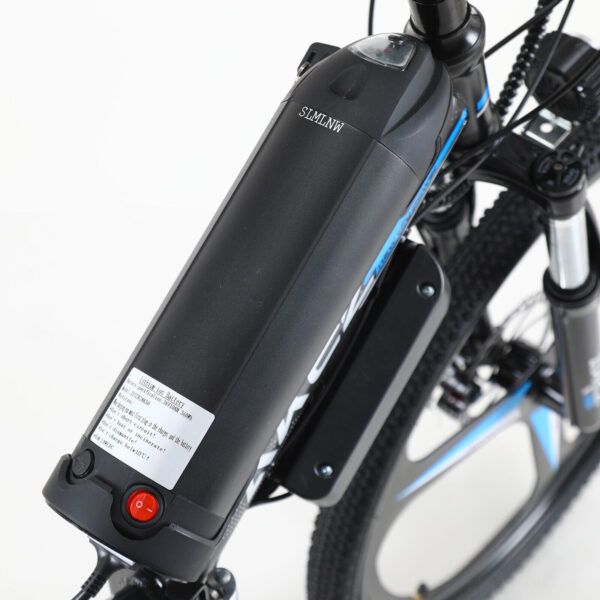 AKEZ 004 350W 36V Electric Folding eBike Mountain Motorized Bicycle Blue - Image 4