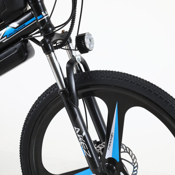 AKEZ 004 350W 36V Electric Folding eBike Mountain Motorized Bicycle Blue - Image 7