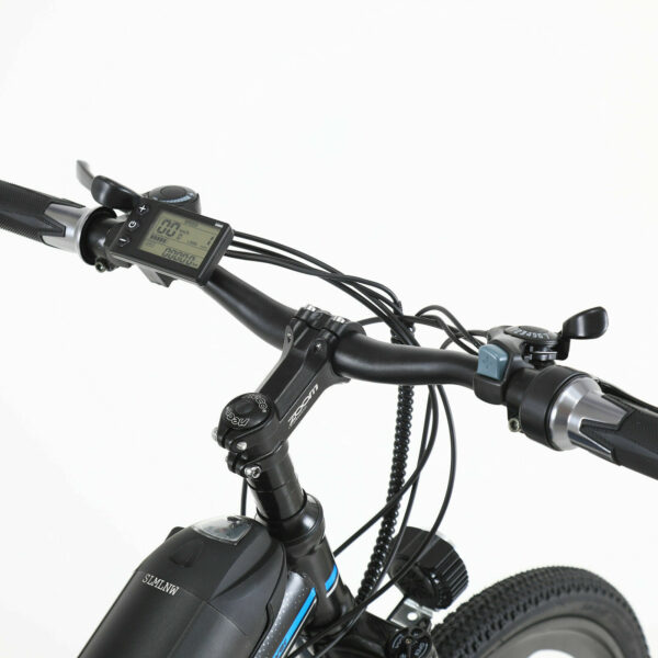 AKEZ 004 350W 36V Electric Folding Bike eBike Mountain Motorized Bicycle White - Image 7