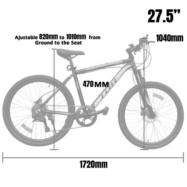27.5 Inch Electric Bike Mountain with 13Ah Lithium Battery (Shimano TDR) - Image 5
