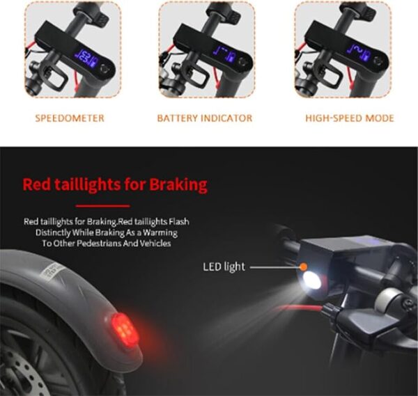 900W 40KM/H Electric Scooter 8.5 inch 50km Portable Foldable Adult Kids E Bike - Image 14