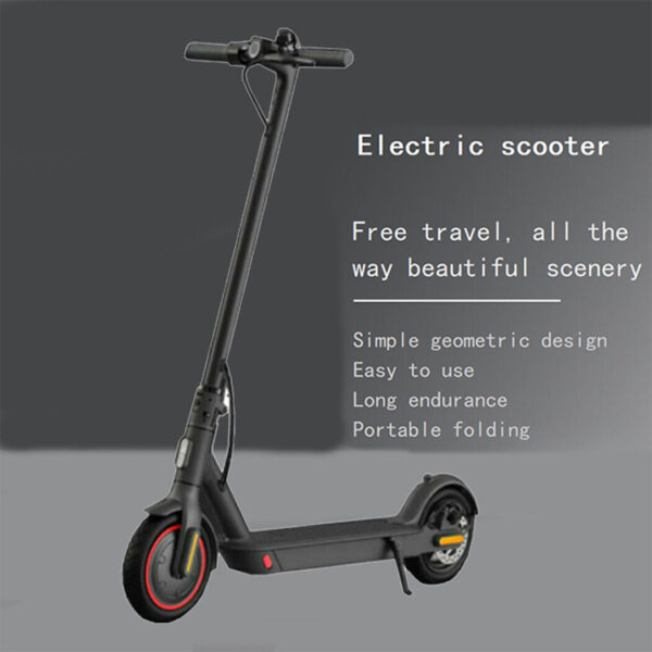 Portable Electric Scooter 40KM/H 800W Adult Foldable Travel E Bike Black APP 2024 - Image 2