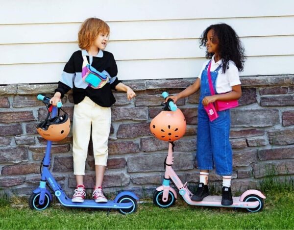 AUJA Electric Scooter Kids Scooter 130W Motor Max 14km/h 6km 6'' E Scooter - Image 2