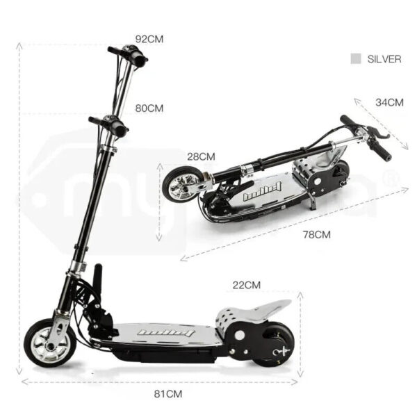 BULLET TRZ Electric Scooter 140W Adjustable and Foldable for both Adults / Kids - Image 14