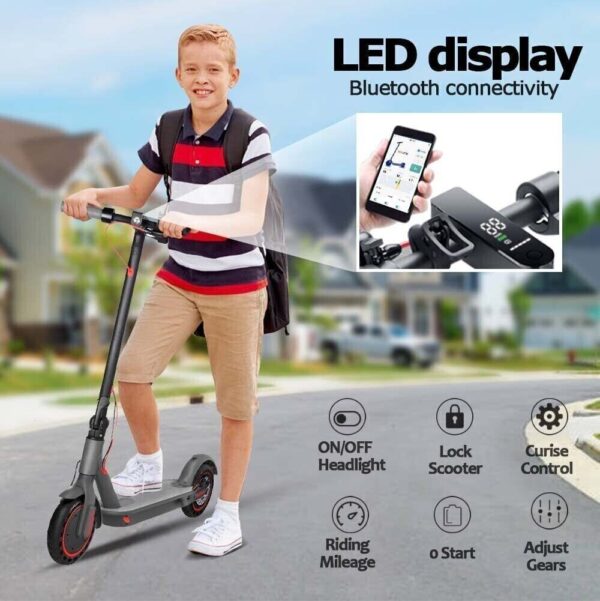 Commuter Foldable 800W Electric Scooter 40KM/H Long Range Adult Travel E-Bike - Image 3