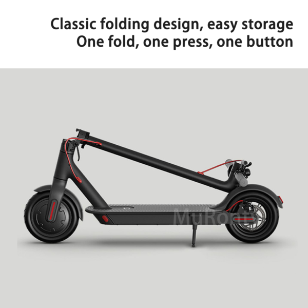 2024 Electric Scooter 900W 40KM/H 8.5inch 50KM Travel Foldable Portable Black - Image 4