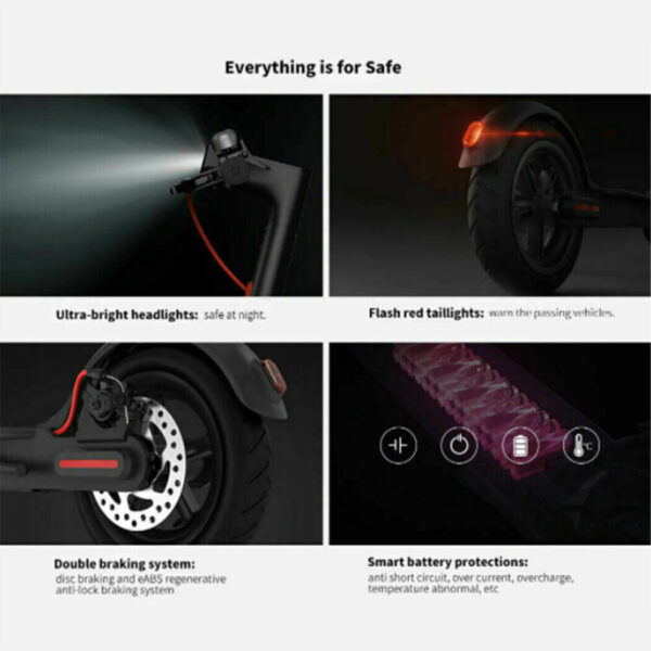 2024 New 900W Electric Scooter Max 40km/h 50Km Range Foldable E Bike Daul Shock absorber - Image 5
