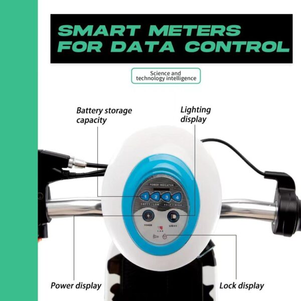 Teenager Electric Scooter 600W 35km/h Motor 8" Foldable Portable Commuter Bike - Image 5
