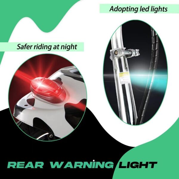 Teenager Electric Scooter 600W 35km/h Motor 8" Foldable Portable Commuter Bike - Image 4
