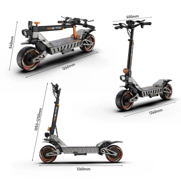 3000W Dual Motor Electric Scooter 70KM/H 70KM Foldable Adult Off Road E-Bike - Image 3