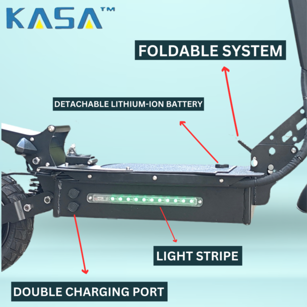 Kasa T1pro 4000w Adult Electric Scooter 48v Off Road Removeable Battery Series 3 - Image 10