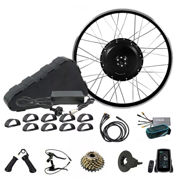 48V 1500W DIY 26" 27.5" 28" 29" 700C Rear Hub EBike Electric Bike Conversion Kit