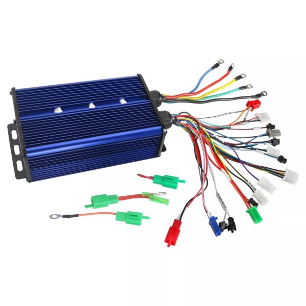 48V 72V 3000W Brushless Electric Motor + Controller for ATV e-Bike Scooter Buggy - Image 2