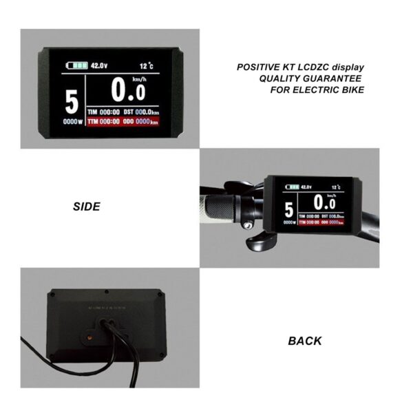TOH Electric Bike Panel Controller Kit Assembly With Lamp Line Ebike Conversion