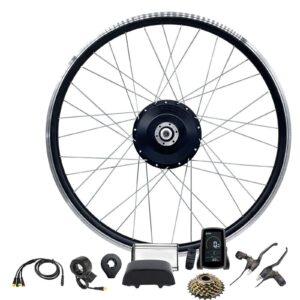 48V 500W eBike Conversion Kit for 26" 29" 28" 700C BICYCLE Rear Hub Motor Wheel