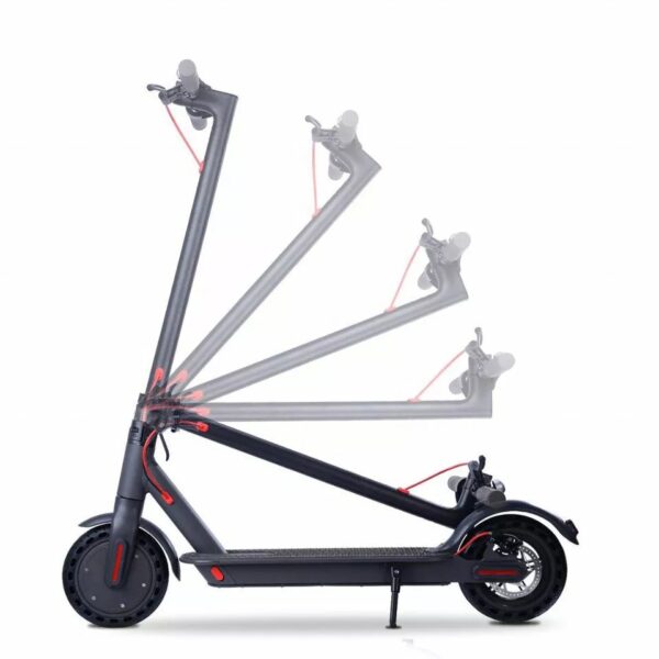 Electric Scooter Commuter Bike 350W Brushless Motor Black - Image 5