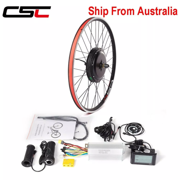 CSC 48V e-bike wheel 1000W 1500W 26in 27.5 29in Electric bicycle Conversion Kit - Image 7