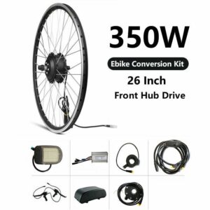 TDR 26'' Front Wheel Hub Motor Electric Bike Ebike Conversion Kit 36V 350W E-Kit