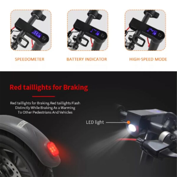 NEW Portable 900W 40KM/H Electric Scooter 50KM Adult Foldable Travel e Bike - Image 4