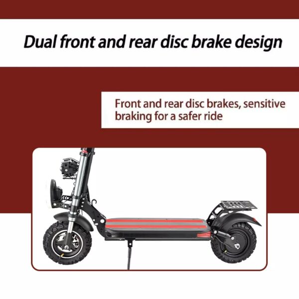 2500W 70KM/H Electric Scooter Portable Off Road Scooter Adult Foldable E-Bike - Image 4