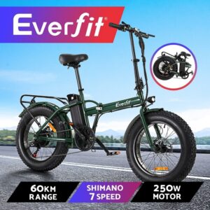 Everfit 20 Inch Folding Electric Bike eBike Urban City Bicycle Rechargeable