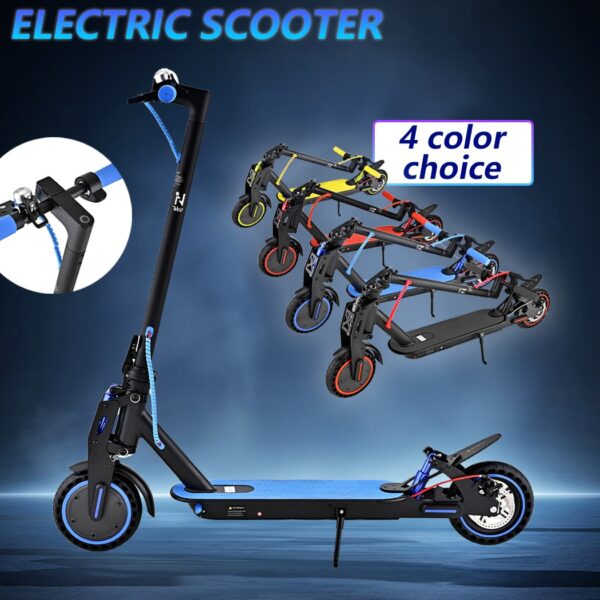 Portable 900W 40KM/H Electric Scooter Foldable Travel E Bike w/ Shock Absorber - Image 5