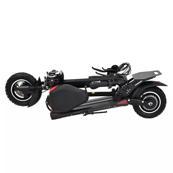 1000W Electric Scooter Off Road 45KM/H Foldable Commuter Adult w/ Seat & Tail - Image 4